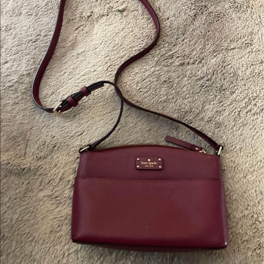 Kate Spade burgundy crossbody